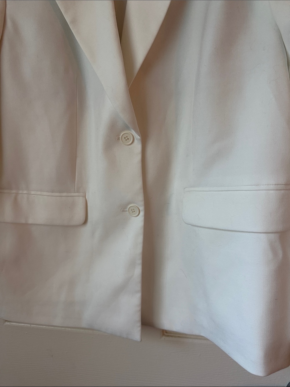 Alo Yoga First Class Blazer Ivory White size small - Picture 5 of 8